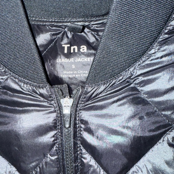 TNA Shiny Black League Jacket - Picture 5 of 6